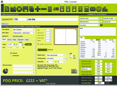 digital print estimating software free